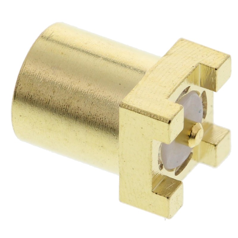 1 pcs - Molex MMCX Series, jack Surface Mount MMCX Connector, 50Ω, Solder Termination, Straight Body