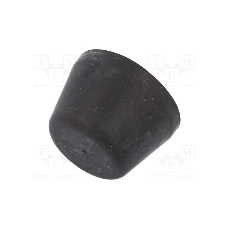 10 pcs : DVB.7-32-22-M8-40 - Vibroisolation foot, Ø: 32mm, Shore hardness: 40±5, 411N, 75N/mm