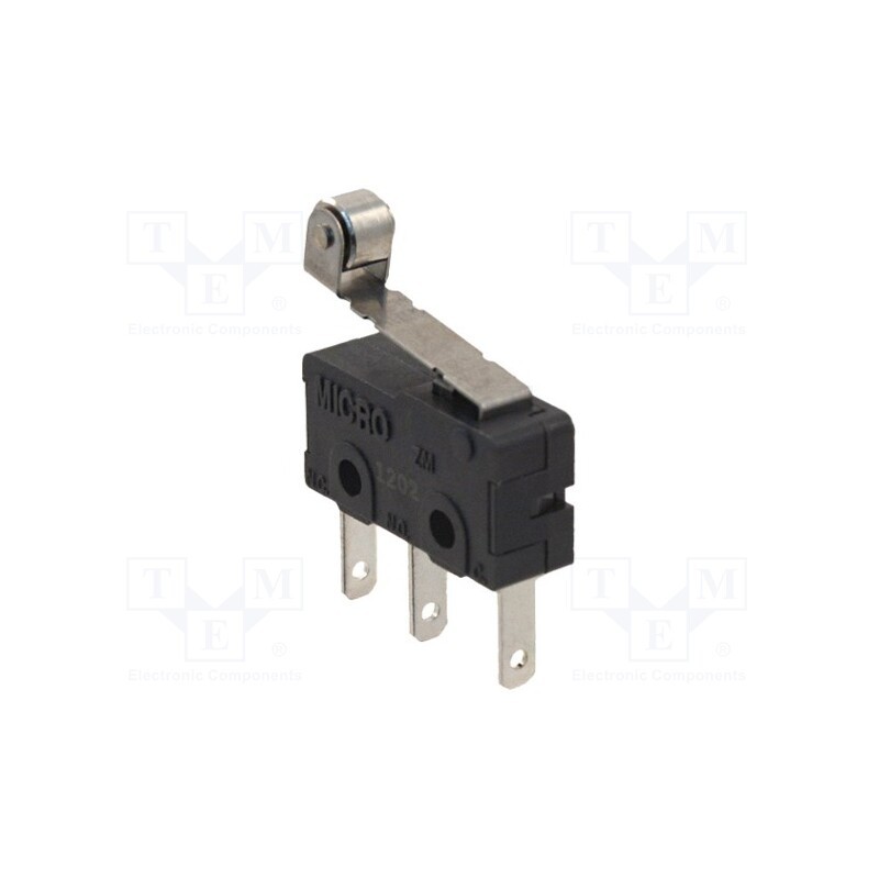 10 pcs : ZM50E70F01 - Microswitch SNAP ACTION, 5A/250VAC, 5A/30VDC, SPDT, ON-(ON), IP40