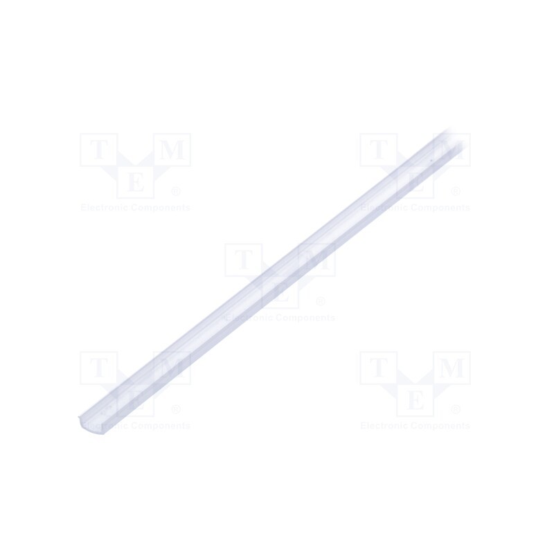 10 pcs : 86050038 - Cover for LED profiles, white, 1m, Kind of shutter: I, push-in
