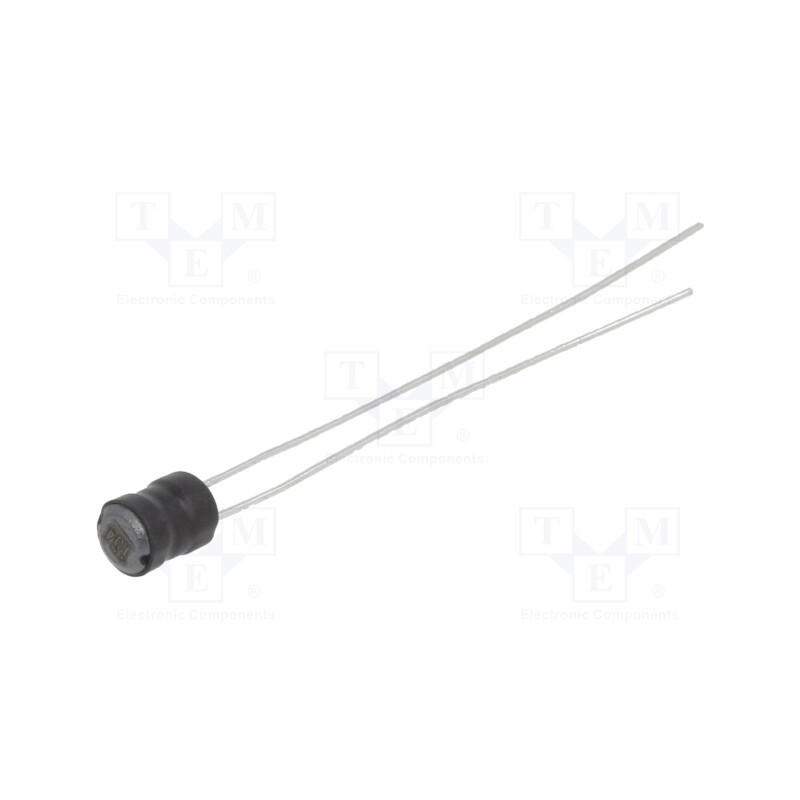 20 pcs : 11R154C - Inductor: wire, THT, 150uH, 300mA, 1.65Ω, ±10%, Ø5x7.5mm, vertical