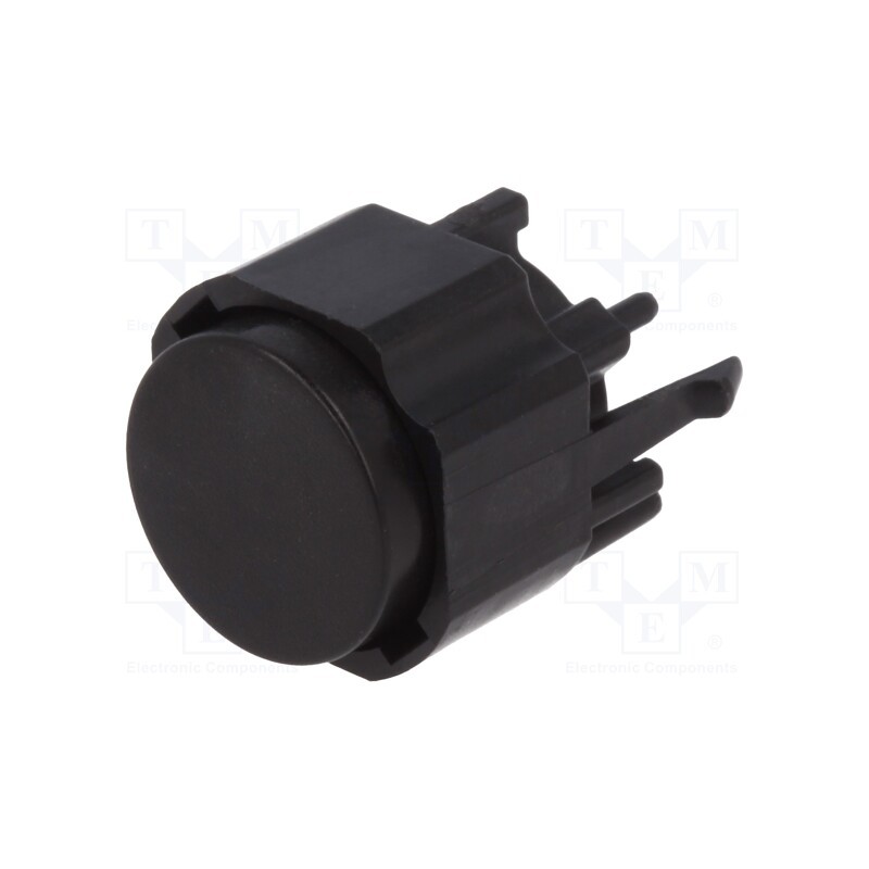 10 pcs : K12PBK15N - Switch: keypad, Pos: 2, SPST-NO, 0.1A/30VDC, none, THT, 5N, black, K12