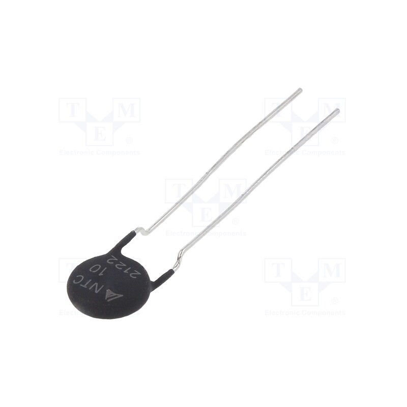 10 pcs : B57235S0100M000 - NTC thermistor, 10Ω, ±20%, THT, Pitch: 5mm