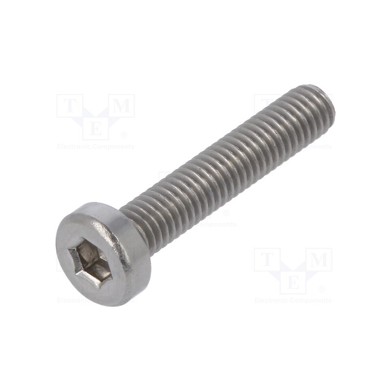 500 pcs : 1489402 - Screw, M3x16, 0.5, Head: cheese head, hex key, HEX 2mm, DIN 7984