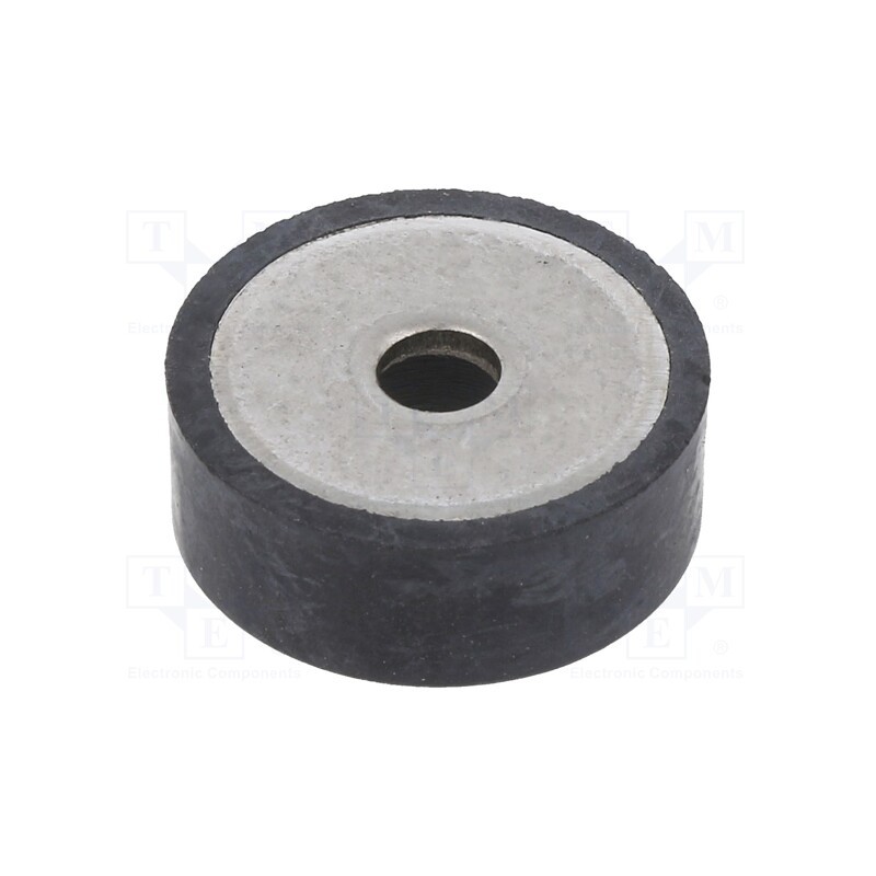 10 pcs : GN 438.5-19-7-4-A-70 - Washer, Base dia: 19mm, stainless steel, H: 7mm, Plating: rubber