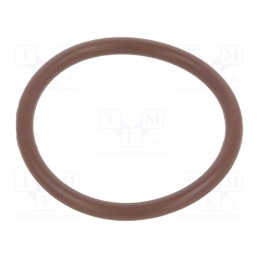 50 pcs : 01-0021.00X2 ORING 80FPM BROWN - O-ring gasket, FPM, Thk: 2mm, Øint: 21mm, brown, -20÷200°C