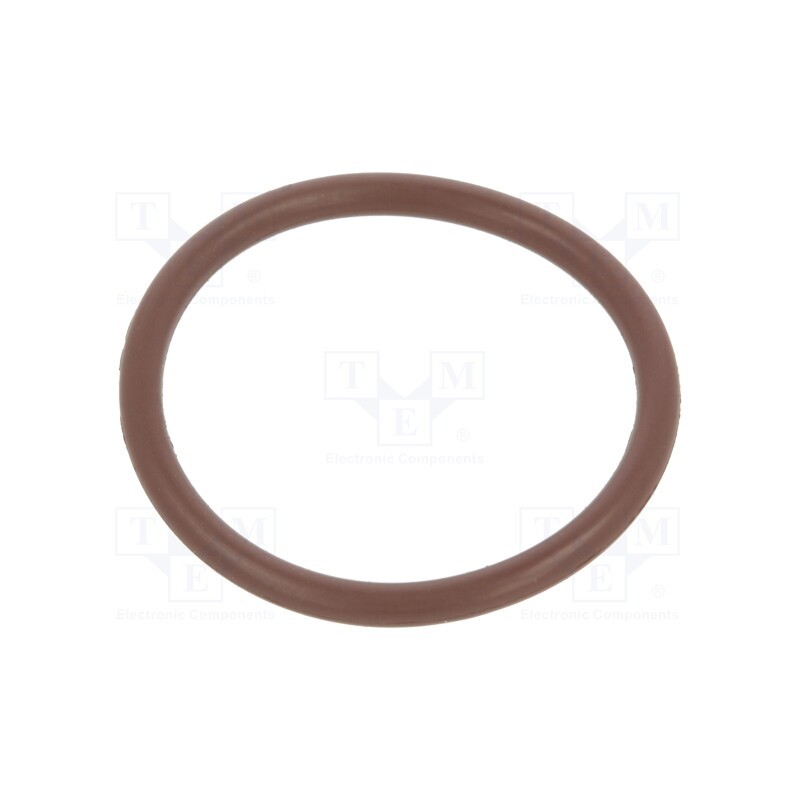 50 pcs : 01-0021.00X2 ORING 80FPM BROWN - O-ring gasket, FPM, Thk: 2mm, Øint: 21mm, brown, -20÷200°C