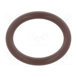 50 pcs : 01-0016.00X2.5 ORING 75FPM BROWN - O-ring gasket, FPM, Thk: 2.5mm, Øint: 16mm, brown, -20÷200°C