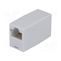 10 pcs : AT-A8/8 - Coupler, Layout: 8p8c, RJ45 socket,both sides