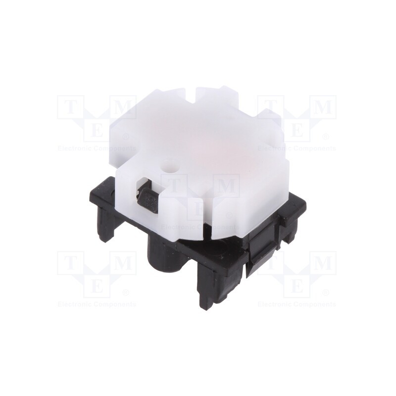 10 pcs : 6425.1101 - Switch: keypad, Pos: 2, SPST-NO, 0.1A/28VDC, white, none, THT, 0.7N