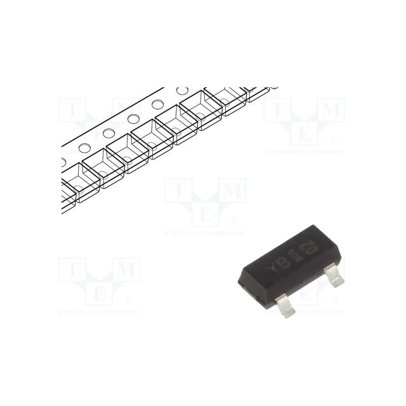 10 pcs : BSS84PH6327XTSA2 - Transistor: P-MOSFET, unipolar, -60V, -0.14A, 0.36W, PG-SOT23