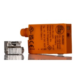 1 pcs - ifm electronic Diffuse Photoelectric Sensor, Block Sensor, 1 mm - 600 mm Detection Range