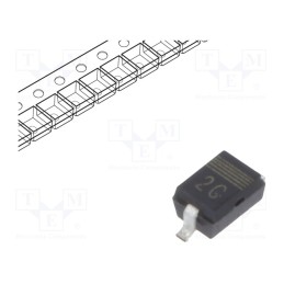 10 pcs : BAT165AX 934069934115 - Diode: Schottky rectifying, SMD, 40V, 0.75A, SOD323,