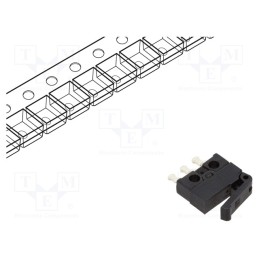 10 pcs : MDS6500AL02SR - Switch: detecting, Pos: 2, SPDT, 0.3A/30VDC, Leads: for PCB,angled