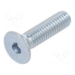 500 pcs : 5400700 - Screw, M4x16, 0.7, Head: countersunk, hex key, HEX 2,5mm, steel
