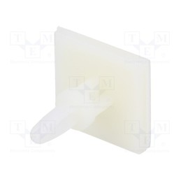 50 pcs : 8GB07V41003 - PCB distance, polyamide, L: 9.5mm, self-adhesive,snap fastener