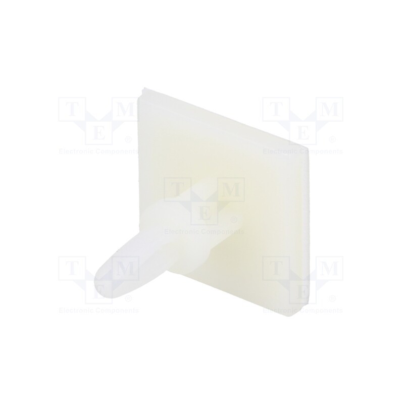 50 pcs : 8GB07V41003 - PCB distance, polyamide, L: 9.5mm, self-adhesive,snap fastener