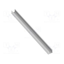 10 pcs : PA-GLAXMICNK1M-AL - Profiles for LED modules, silver, 1m, GLAX MIKRO, aluminium