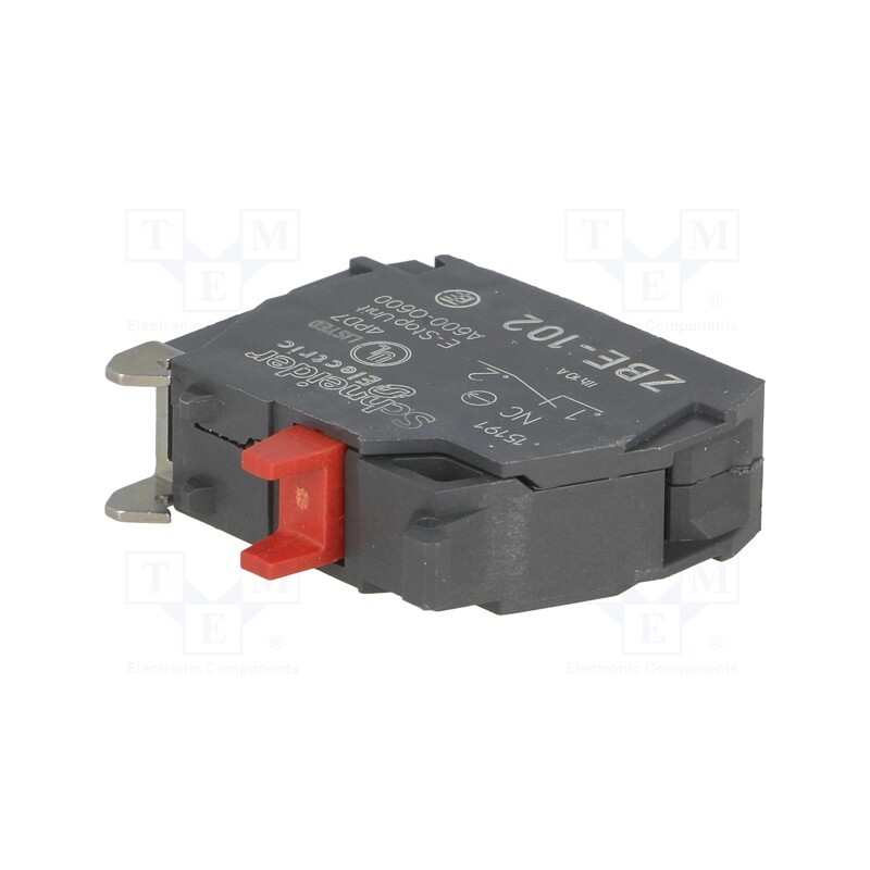 10 pcs : ZBE102TQ - Contact block, 22mm, Harmony XB4, -40÷70°C, front fixing