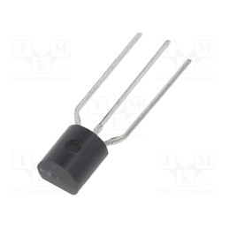 10 pcs : Z0103MA,126 - Triac, 600V, 1A, TO92, Igt: 3/5mA, Ifsm: 8A, 4Q, sensitive gate