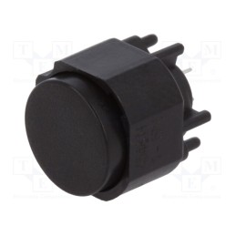 10 pcs : K12A BK 1 5N - Switch: keypad, Pos: 2, SPST-NO, 0.1A/30VDC, none, THT, 5N, K12