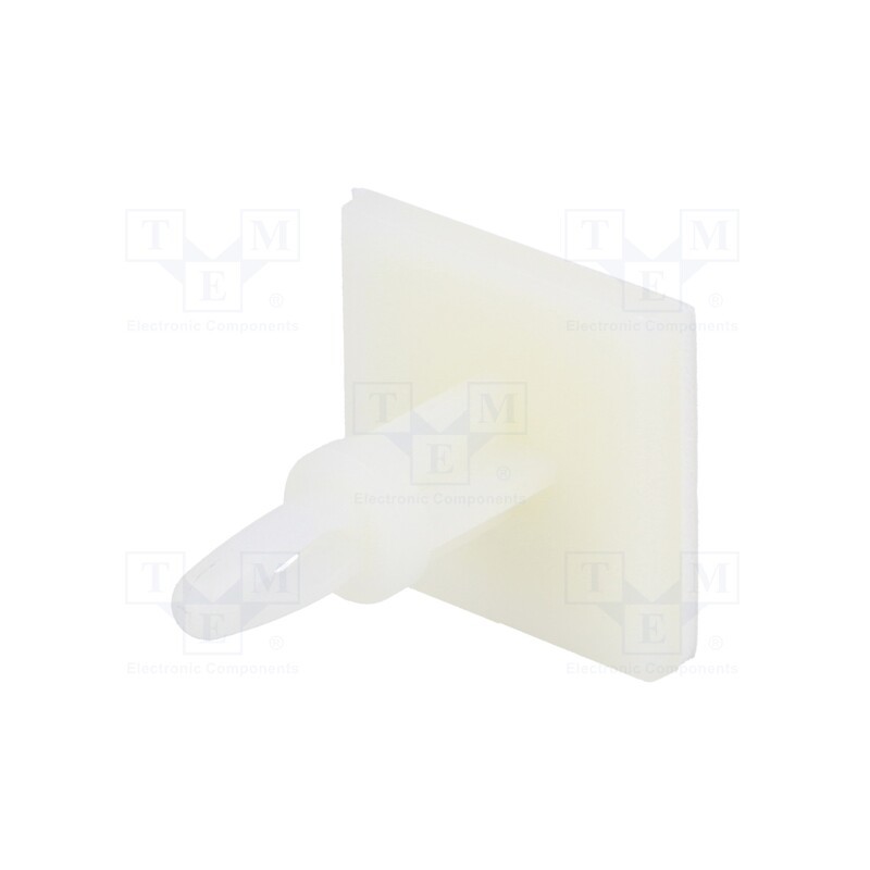 50 pcs : 8GB07V41004 - PCB distance, polyamide, L: 12.7mm, self-adhesive,snap fastener