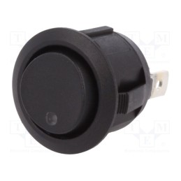 10 pcs : R13-112DL-02-BNYG - ROCKER, SP3T, Pos: 3, ON-OFF-ON, 20A/14VDC, black, LED,point, 14V