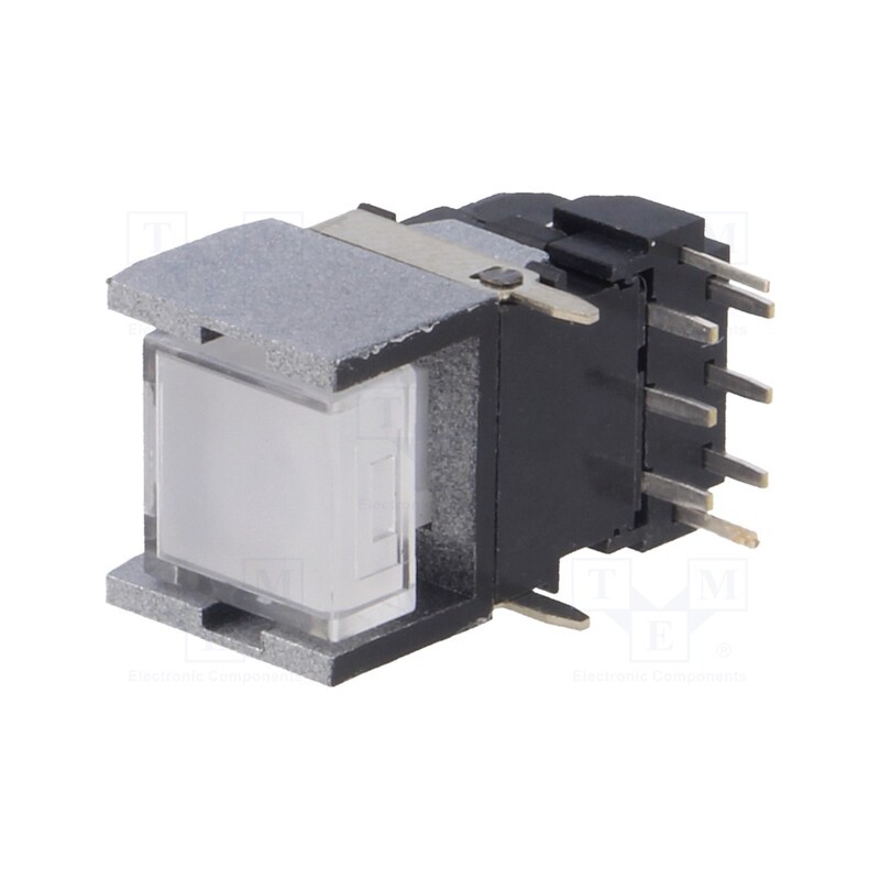 10 pcs : ML8-A13GQA-0 - Switch: keypad, Pos: 2, DPST-NO, 0.05A/12VDC, LED, yellow-green, THT