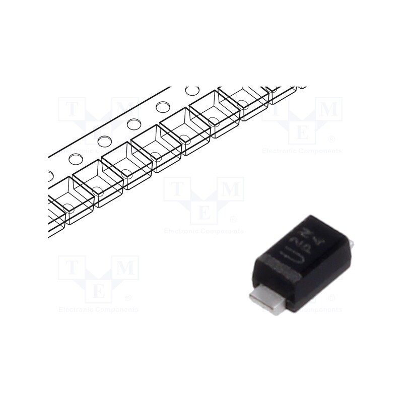 10 pcs : M1FL40U-6063 - Diode: rectifying, SMD, 400V, 1.5A, 25ns, M1F, Ufmax: 1.2V, Ifsm: 30A