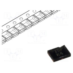 10 pcs : DMP1045UFY4-7 - Transistor: P-MOSFET, unipolar, -12V, -5.1A, Idm: -25A, 1.1W