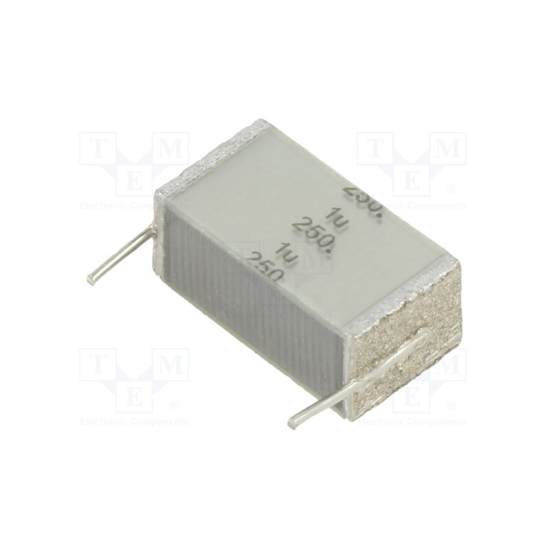 10 pcs : B32562J3105K000 - Capacitor: polyethylene, 1uF, 16.5x9.3x7mm, THT, ±10%, 15mm, 250VDC