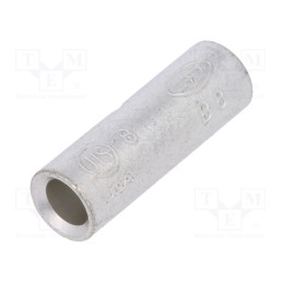 20 pcs : B 8 - Tip: butt splice, 6.64÷10.52mm2, crimped, for cable, 8AWG