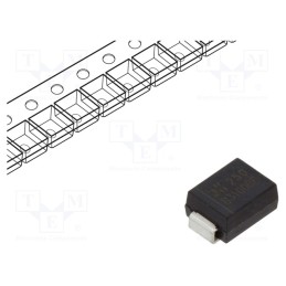10 pcs : B3100BE-13 - Diode: Schottky rectifying, SMD, 100V, 3A, SMB,