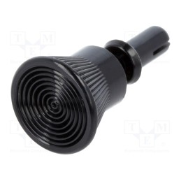 50 pcs : 8G4043.0X5.0B - Rivet, polyamide, L.rivet: 6.5mm, Panel cutout diam: 3.1mm, black