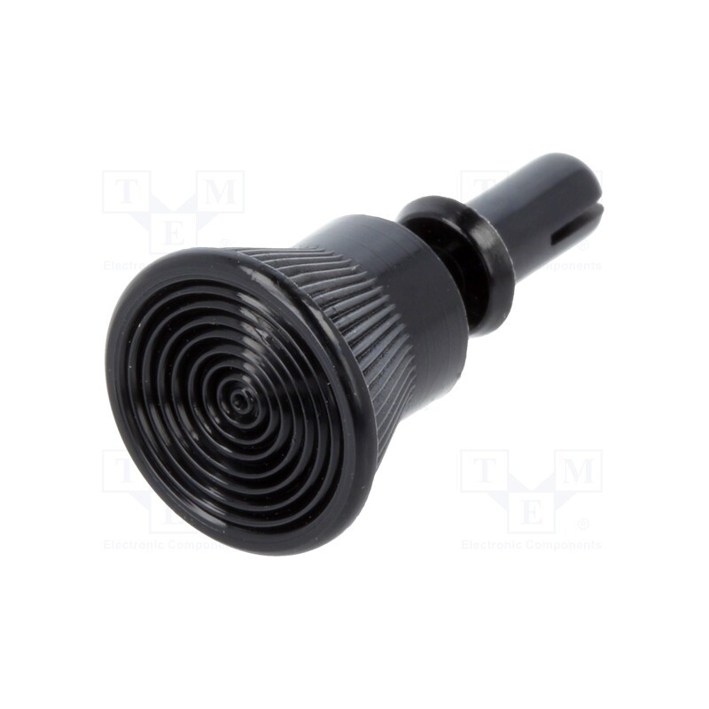 50 pcs : 8G4043.0X5.0B - Rivet, polyamide, L.rivet: 6.5mm, Panel cutout diam: 3.1mm, black