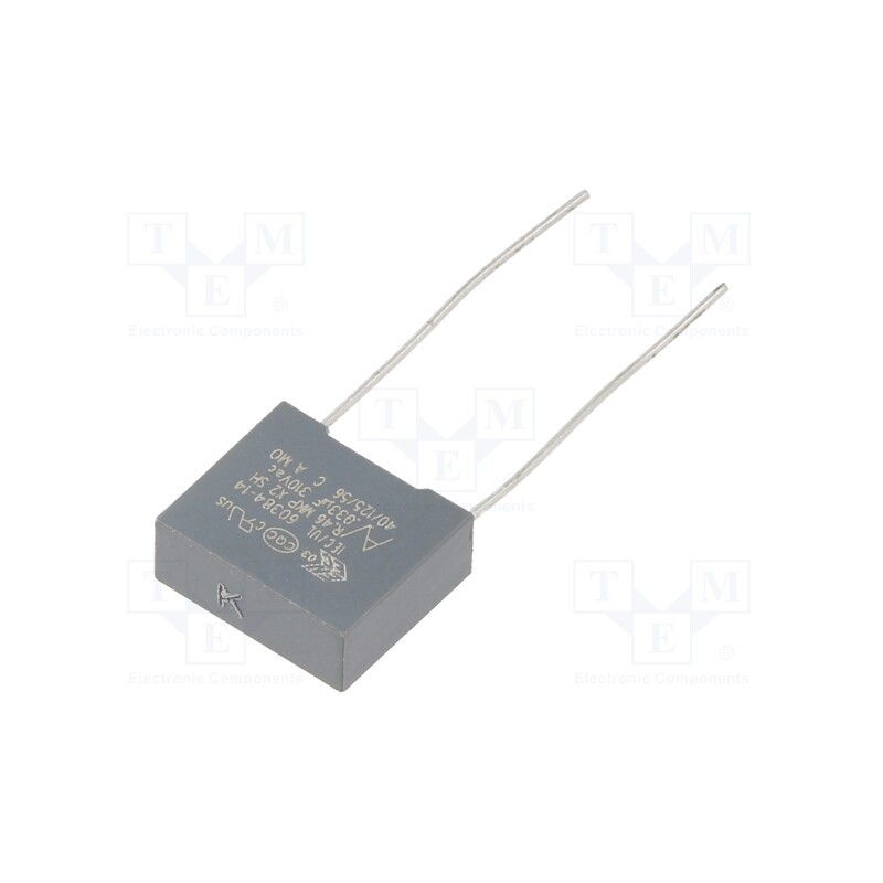 50 pcs : R463F2330DQH1K - Capacitor: polypropylene, 0.033uF, 13x11x5mm, THT, ±10%, 10mm