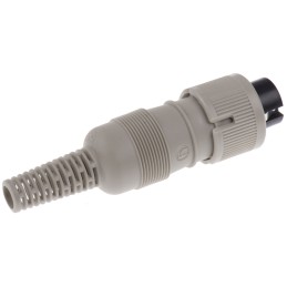 1 pcs - Hirschmann, MAK 3 Pole Din Socket, DIN 41524, 4A, 34 V ac/dc IP30, Screw Lock, Female, Cable Mount