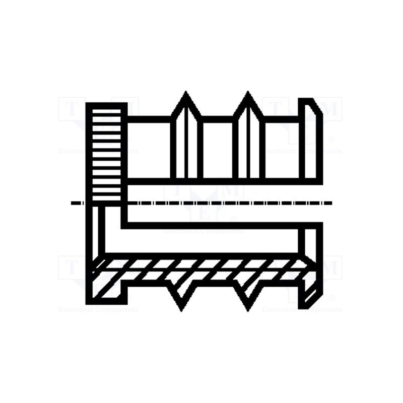 100 pcs : 1386387 - Threaded insert, brass, without coating, M4, BN 1046, L: 8mm