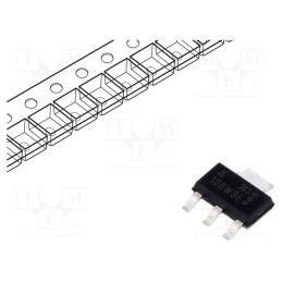 10 pcs : ACT108W-800EF - Thyristor: AC switch, 800V, Ifmax: 0.8A, Igt: 10mA, SOT223, SMD