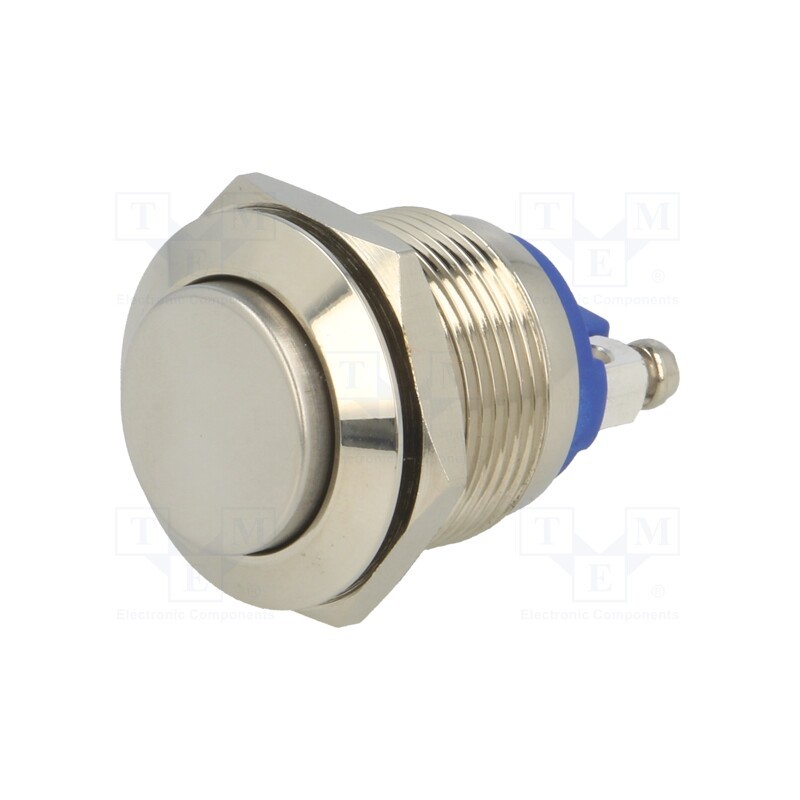 10 pcs : GQ19H-10/N - Switch: vandal resistant, Pos: 2, SPST-NO, 2A/36VDC, IP65, OFF-(ON)