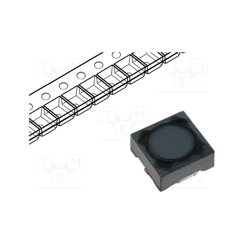 20 pcs : DE0703-82 - Inductor: wire, SMD, 82uH, 570mA, 690mΩ, ±20%, 7.3x7.3x3.2mm