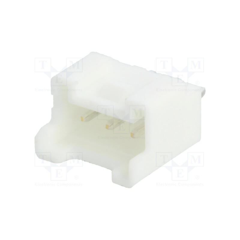 20 pcs : B03B-PASK-1 (LF)(SN) - Socket, wire-board, male, PA, 2mm, PIN: 3, THT, 3A, Locking: latch
