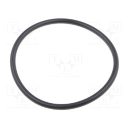 50 pcs : 53001040 - O-ring gasket, NBR rubber, Thk: 2mm, Øint: 34mm, PG29, black