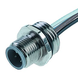 1 pcs - Hirschmann Straight Male 4 way M12 to Unterminated Sensor Actuator Cable, 200mm