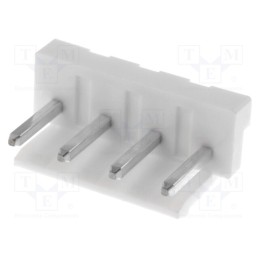 10 pcs : B04P-NV (LF)(SN) - Socket, wire-board, male, 5mm, PIN: 4, white