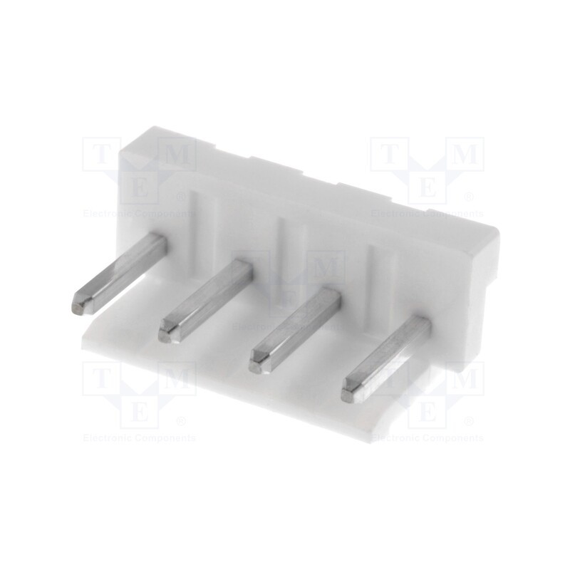 10 pcs : B04P-NV (LF)(SN) - Socket, wire-board, male, 5mm, PIN: 4, white