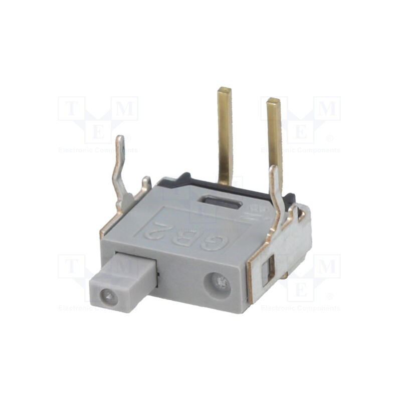 10 pcs : GB215AH - Switch: push-button, Pos: 2, DPDT, 0.01A/28VAC, 0.01A/28VDC, 500MΩ
