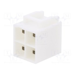 10 pcs : B04P-VL - Socket, wire-board, male, PIN: 4, on PCBs, Plating: tinned, 6.2mm