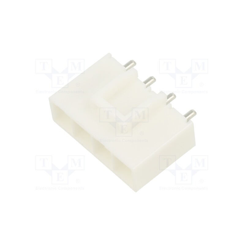 10 pcs : B04P-VL-VN-1.8 - Socket, wire-board, male, PIN: 4, on PCBs, Plating: tinned, 6.2mm