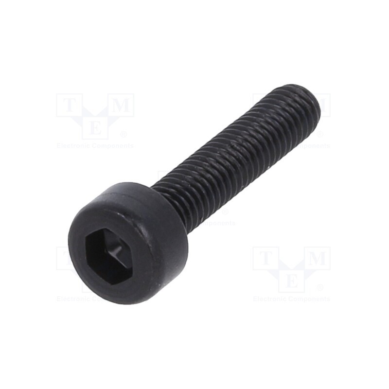 500 pcs : 1000063 - Screw, M3x14, 0.5, Head: cheese head, hex key, HEX 2,5mm, steel
